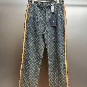 Designer Louis Vuitton Bronze Jeans