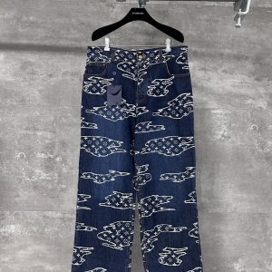 Aaa Louis Vuitton Denim Trousers For Fall