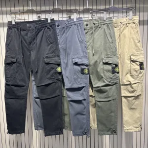 Reps High Quality Stone Island Cargo Pants Green