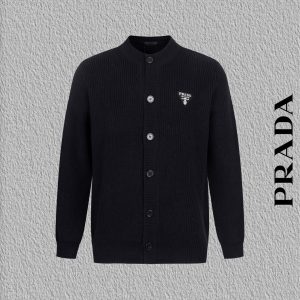 Aaa Prada Knit Fabric Coat