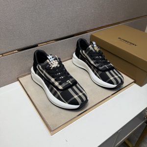 Luxury High Quality Burberry Genuine Leather Casual Shoes