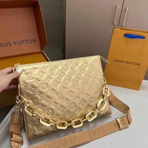 Luxury Louis Vuitton Throw Pillow