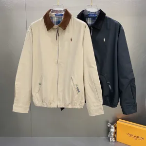 High Quality Reps Ralph Lauren Shirts Red Cotton Pure Corduroy Denim Autumn Winter Mid-Autumn Embroidery