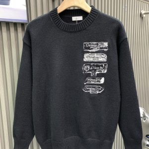 Aaa Dior Jacquard Sweater For Early Spring