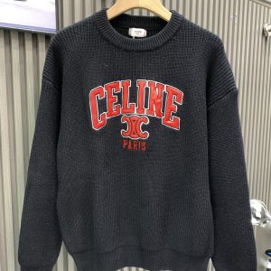 Aaa Celine Wool Long-Sleeved Sweater For Early Spring