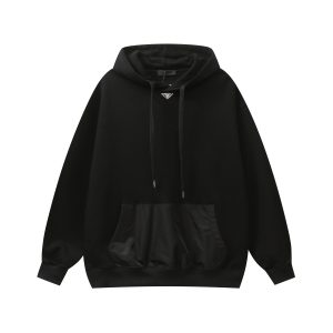 High Quality Prada Cotton Hoodie For Fall
