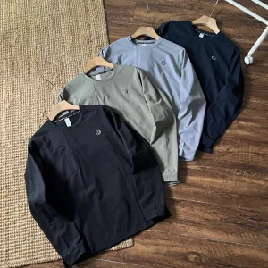 Super Clone Designer Lululemon Long-Sleeved Shirts Red Polyester Fiber Unrestricted Movement Quick-Drying Autumn