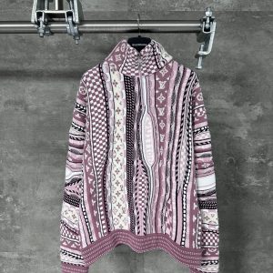 Luxury Aaa Louis Vuitton Jacquard Sweater