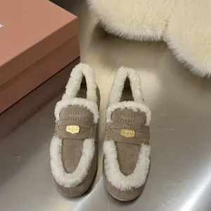 Super Clone Miu Loafers Winter