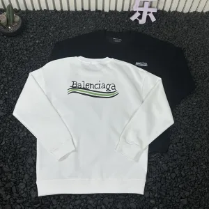 Super Clone Reps Balenciaga Sweatshirt Red Cotton Relaxed Fit Easy To Match Winter