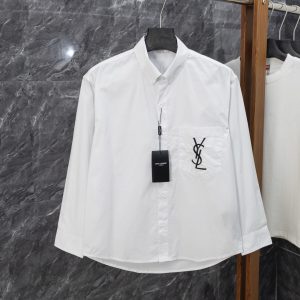 High Quality Designer Saint Laurent Cotton Shirt