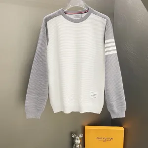 High Quality Luxury Thom Browne Long-Sleeved Sweatshirt