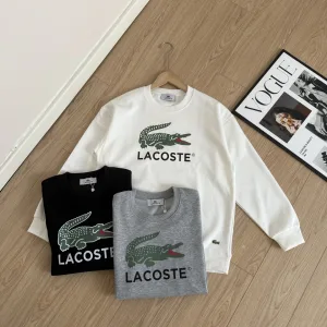 High Quality Reps Lacoste Hoodie Ash Cotton Spring Autumn Winter
