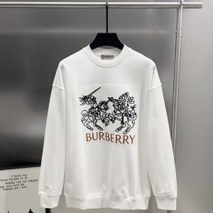 Designer Burberry Long-Sleeved Sweatshirt For Fall
