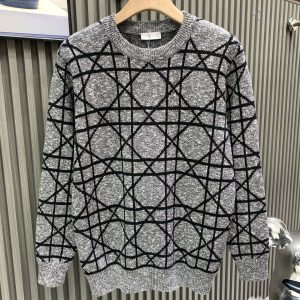 Designer High Quality Dior Diamond Knitwear For Autumn