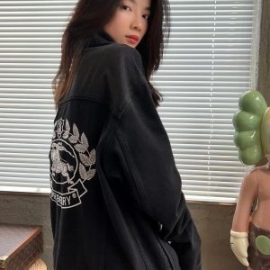 High Quality Luxury Burberry Denim Outerwear