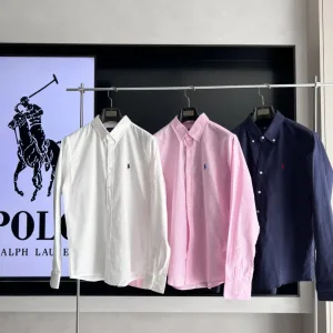 High Quality Super Clone Ralph Lauren Shirt Red Summer