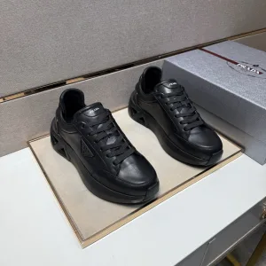 Reps Prada Casual Shoes Color Cowhide Patch