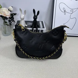 AAA Luxury Louis Vuitton Handbags Black Understated Luxury