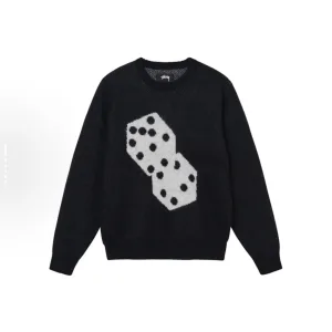 High Quality Stussy Sweater Red Mohair