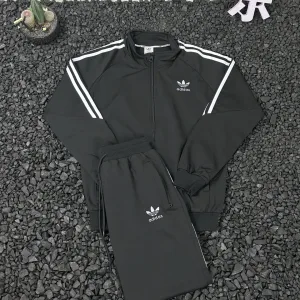 AAA Adidas Outerwear Red Sports Knitwear Winter Zippered Pocket