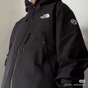 Reps Designer The North Face Down Jacket Red Gore-Tex Adjustable Drawstring Professional Outdoor Embroidery