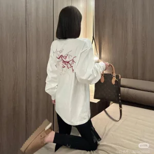 Designer Archaeopteryx Long-Sleeved Shirt Red Spring Autumn