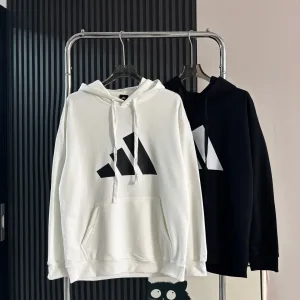 Luxury Super Clone Adidas Hoodie Black Cotton Pure Xinjiang Autumn Early