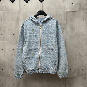 Luxury Aaa Louis Vuitton Denim Outerwear For Fall
