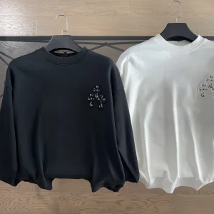 Designer Chrome Hearts Long-Sleeved Red Autumn