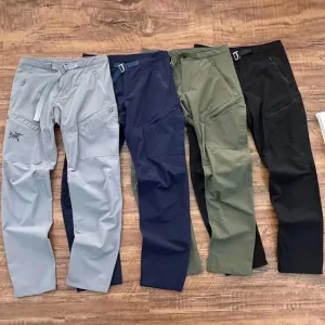 High Quality AAA Archaeopteryx Cargo Pants Green Cotton Pure Spring Autumn