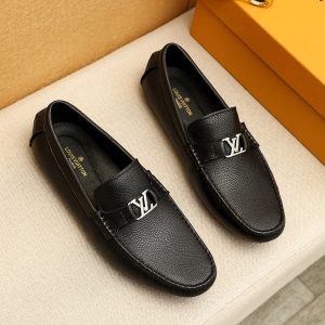 Luxury Louis Vuitton Leather Leather Shoes