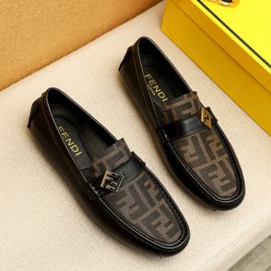 High Quality Fendi Calfskin Leather Shoes