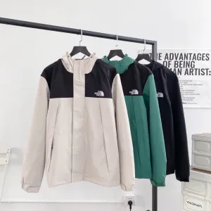 Luxury The North Face Jacket Green Polyester Fiber Spring