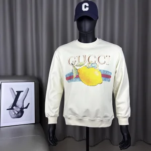 High Quality Reps Gucci Long-Sleeved Shirts Red Cotton Pure