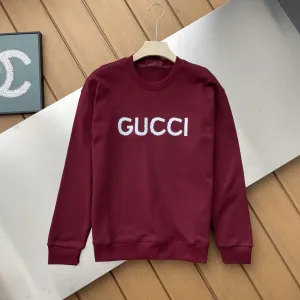 Super Clone Gucci Hoodie Red Simple And Versatile Embroidery