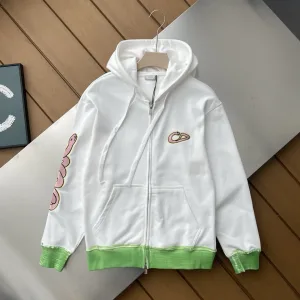 High Quality Dior Hoodie Red Eva Silk