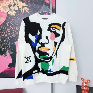 Luxury 1:1 Louis Vuitton Wool Sweater For Autumn