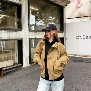 Luxury Carhartt Jacket Ash Autumn Early Patch