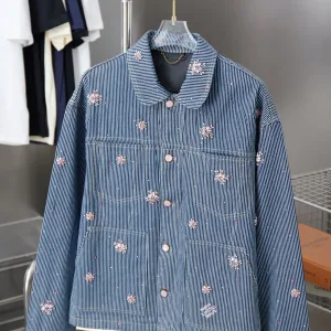 Luxury Designer Louis Vuitton Outerwear Ash Denim