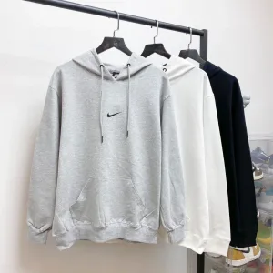 AAA Nike Sweatshirt Black Cotton Pure Easy To Match