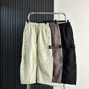 AAA Stone Island Work Pants Purple Nylon