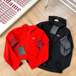 Luxury Archaeopteryx Coat Red Nylon Spandex Multiple Colors Available Professional Outdoor Winter Embroidery Patch