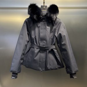 Luxury High Quality Moncler Fox Fur Down Jacket