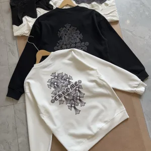 Super Clone Designer Chrome Hearts Hoodie Ash Cotton Soft And Gentle Spring Autumn Winter Crisp Silhouette