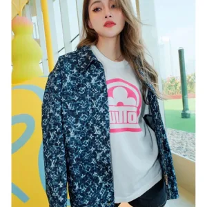 AAA Louis Vuitton Outerwear Blue Cotton Denim Autumn Winter And Early