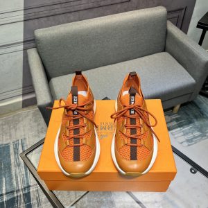 Luxury Designer Hermès Calfskin Sneakers