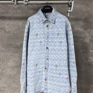 Aaa Louis Vuitton Denim Shirt