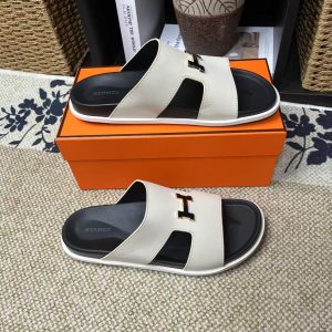 High Quality Hermès Cowhide Slippers