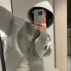 Designer Luxury Miu Coat Color Cotton Space Embroidery Patch